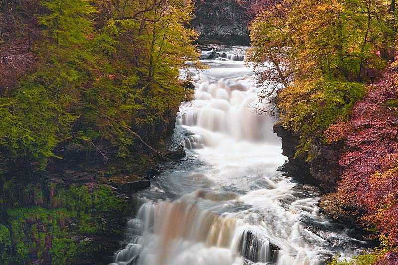 Corra Linn Waterfall